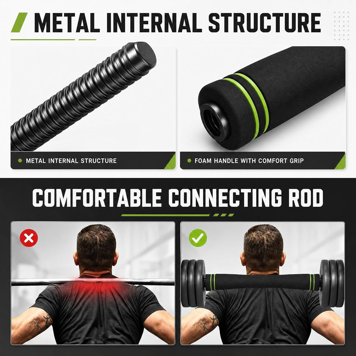 Adjustable Dumbbell Set 44/66/88 LB, at Home Weight Set with Anti-Roll Plates, PE Grip, ABS Coated Weights - Weights for Home Gym Convertible to Push-Up Stands, Barbells & Kettlebells for Women & Men