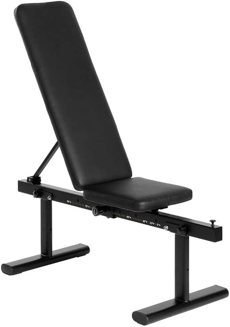 Adjustable Weight Bench, Foldable Workout Bench for Home Gym Use, Weight Bench with 881 LBS Weight Capacity-Black