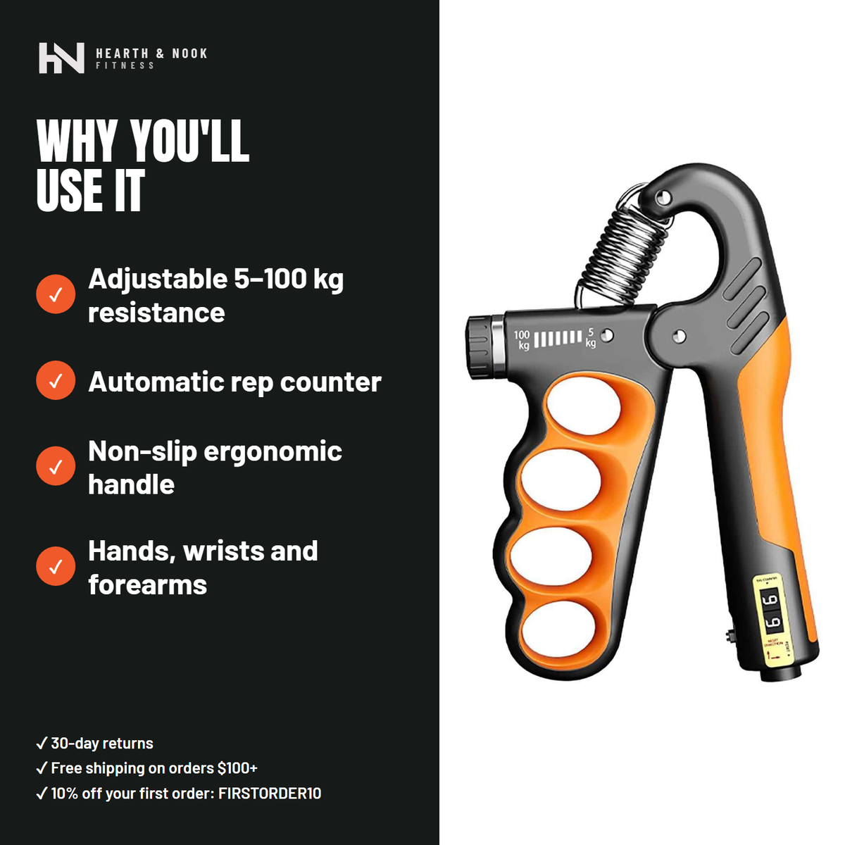 The Grip Strength Trainer — Hearth & Nook Fitness