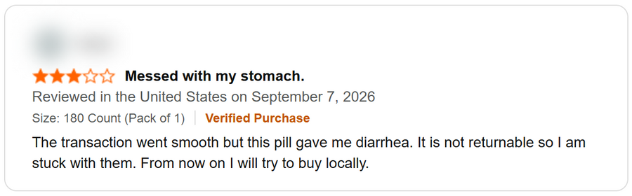 3-star review of another magnesium brand