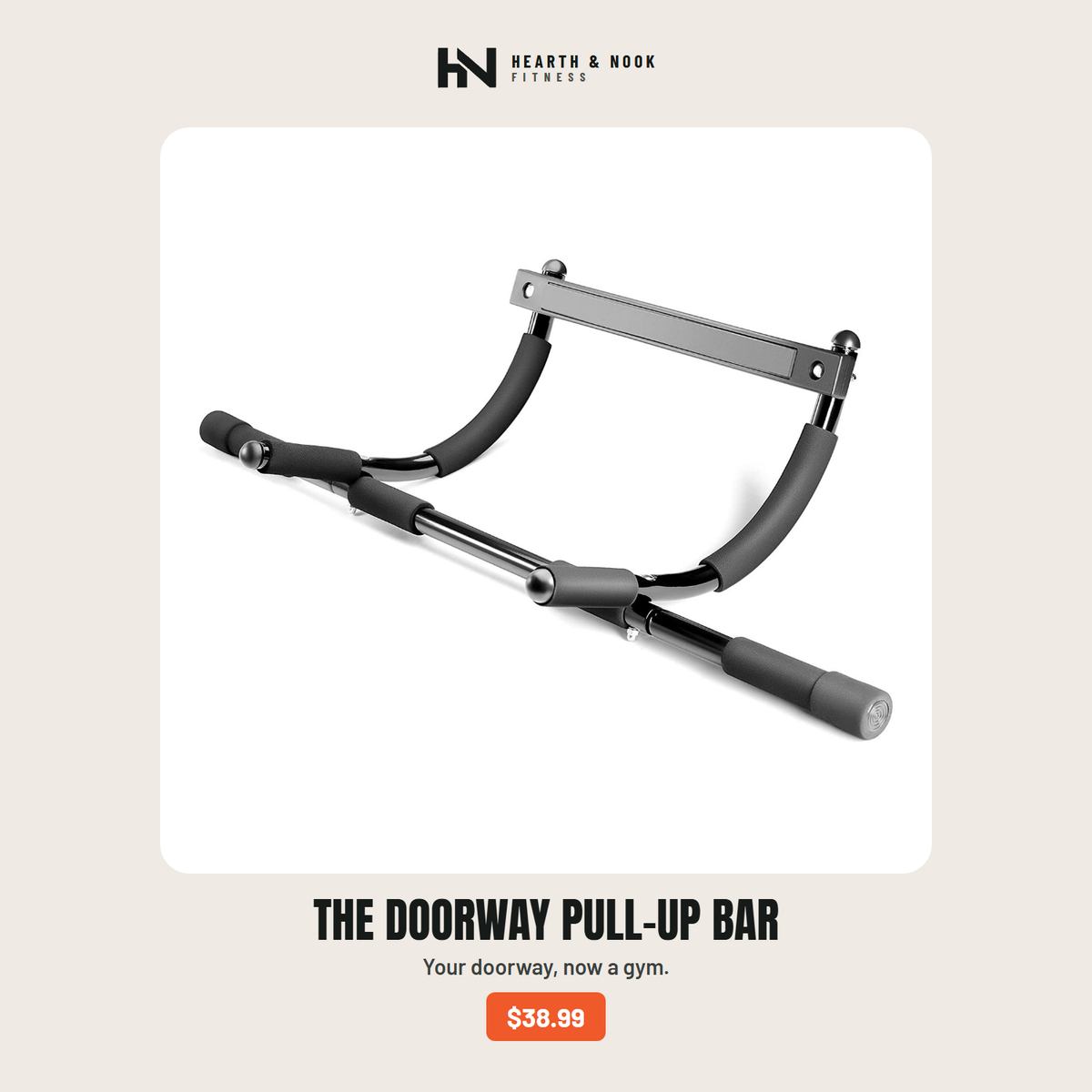 The Doorway Pull-Up Bar — Hearth & Nook Fitness