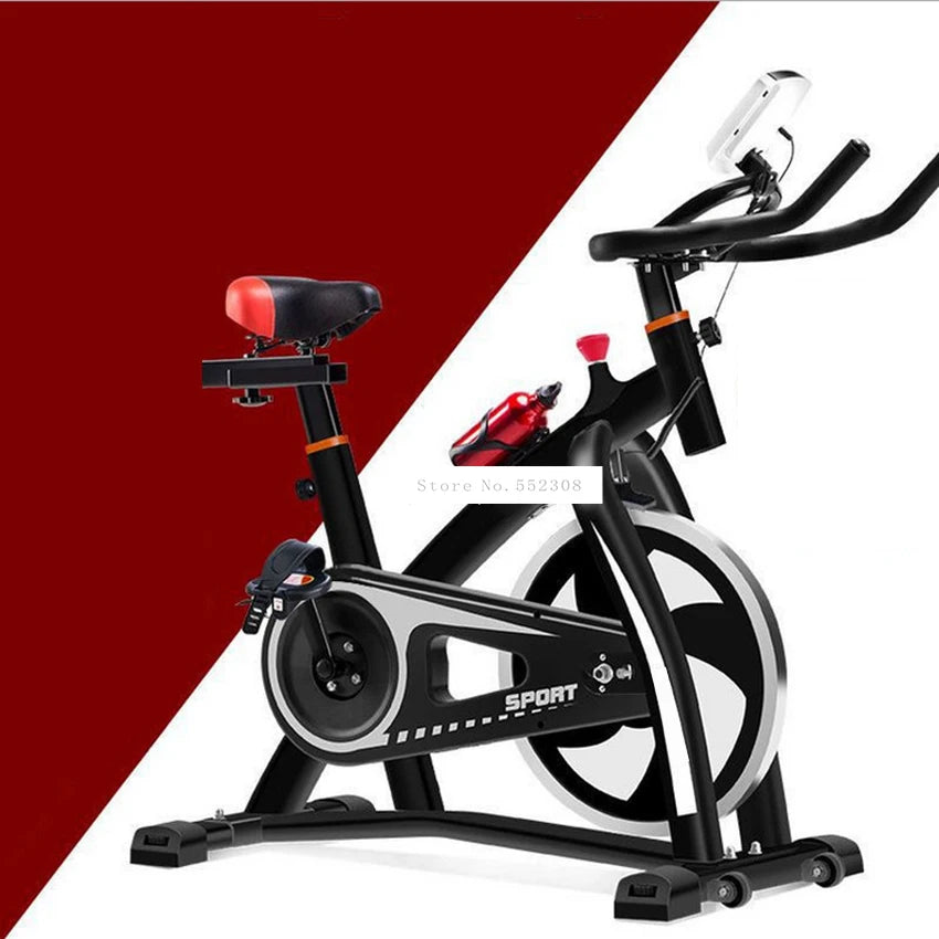Ultra-Quiet Home Bicycle Indoor Fitness Exercise Cycling Bike Trainer Sports Equipment Pedal Bicycle Carbon Steel Max Load 200Kg