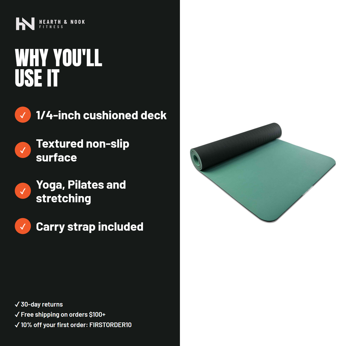 The Yoga & Pilates Mat: why you'll use it