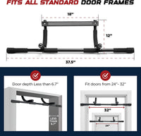 Pull up Bar Doorway Heavy Duty Chin up Bar Trainer for Home Gym Doorway Pull up Bar or Dip Bar