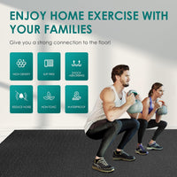 Extra Large Exercise Mat Non Slip Gym Flooring 8X4 Thick Workout Mat