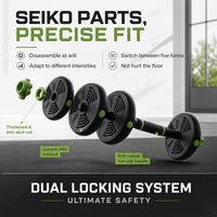 Adjustable Dumbbell Set 44/66/88 LB, at Home Weight Set with Anti-Roll Plates, PE Grip, ABS Coated Weights - Weights for Home Gym Convertible to Push-Up Stands, Barbells & Kettlebells for Women & Men