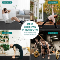 Extra Large Exercise Mat Non Slip Gym Flooring 8X4 Thick Workout Mat