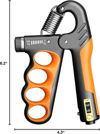 Grip Strength Trainer with Adjustable Resistance & Automatic Counter