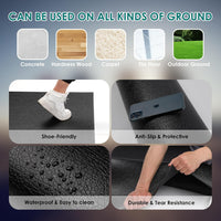 Extra Large Exercise Mat Non Slip Gym Flooring 8X4 Thick Workout Mat