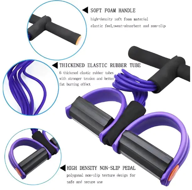 Pedal Resistance Trainer - handle and pedal detail