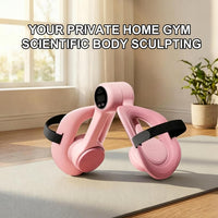 Thigh Trainer,360° Adjustable,Pelvic Floor Exercise Devices with Display Counter and Bandage,Leg Inner Thigh Trainer,Home Fitness Equipment for Hip, Leg, Arm