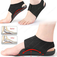 Orthotic Arch Support Shoe Inserts for Flat Feet Arch Insole Walking Pad Shock-Absorbing for Feet Care Insoles Unisex