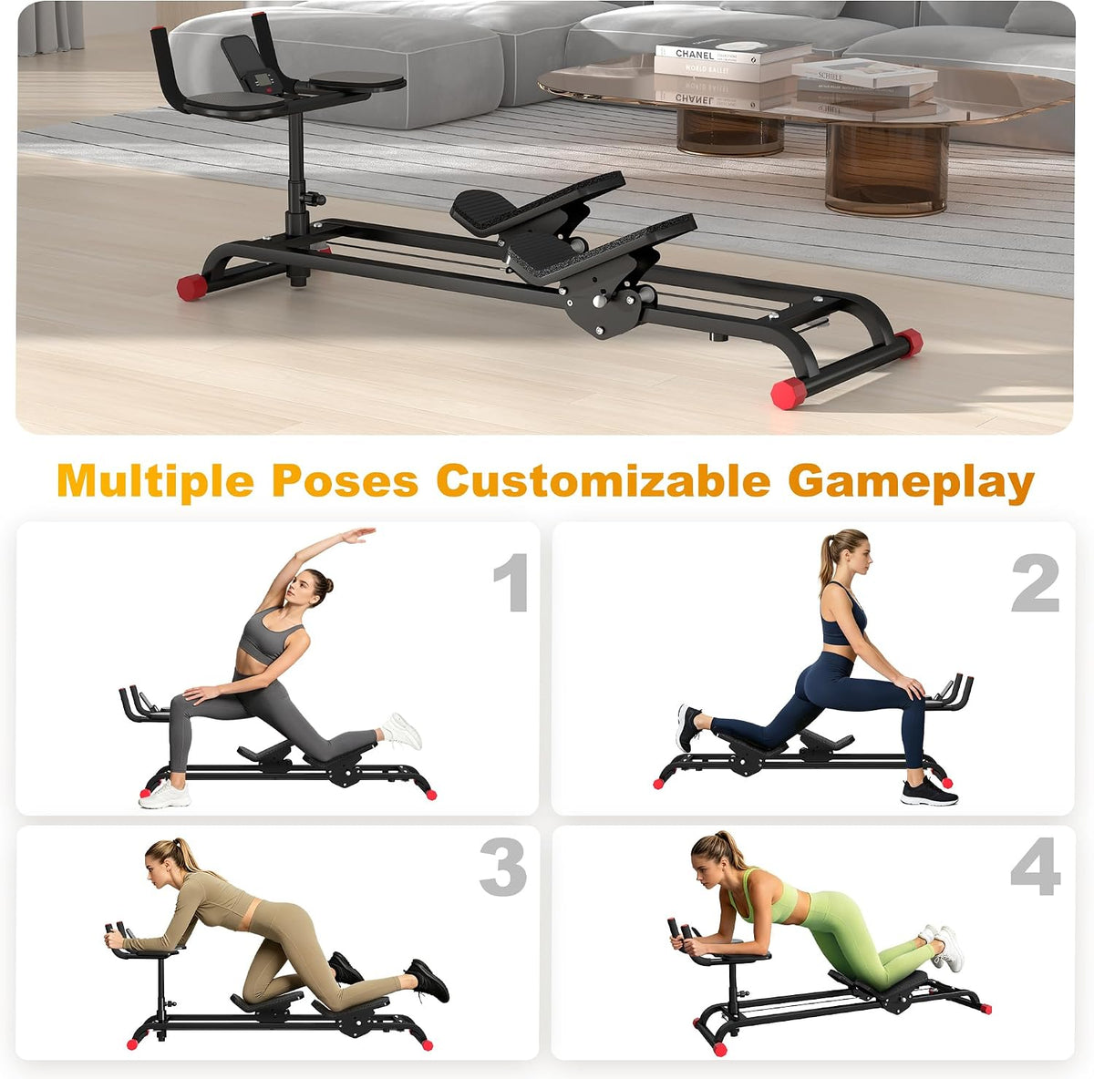 Spine Twist and Stretch Trainer Abdominal Machine for Home Gym Workout