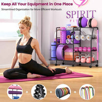 The Dumbbell & Kettlebell Rack