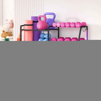 The Dumbbell & Kettlebell Rack