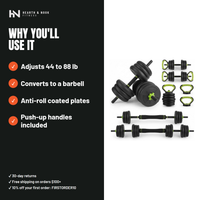 The Adjustable Dumbbell Set — Hearth & Nook Fitness