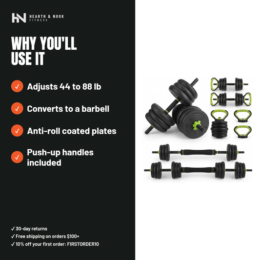 The Adjustable Dumbbell Set — Hearth & Nook Fitness