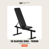 The Adjustable Bench — Premium — Hearth & Nook Fitness