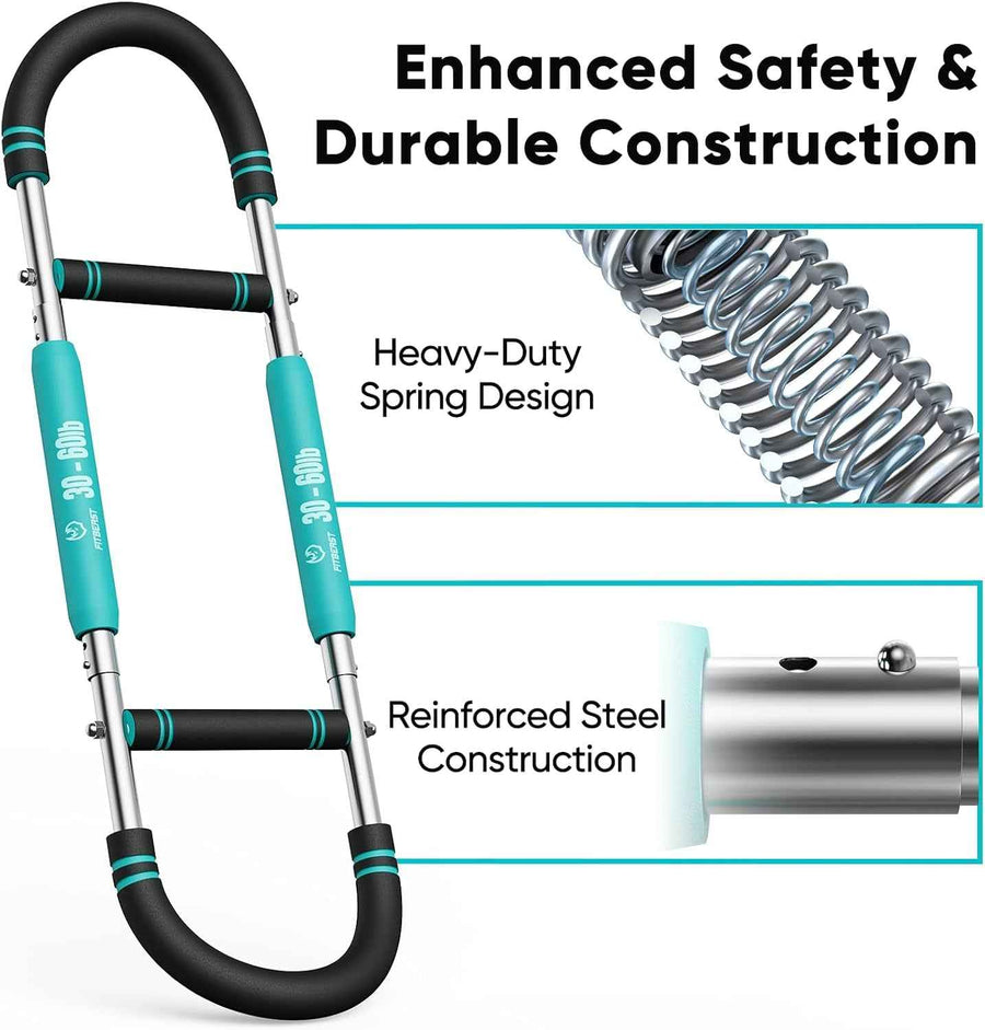 Chrome-plated steel tubing.