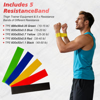 0-135 LBS Pelvic Floor Exercise Device Adjustable, 5 Resistance Bands
