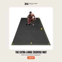 The Extra-Large Exercise Mat — Hearth & Nook Fitness