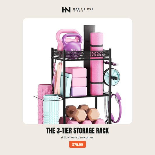 The 3-Tier Storage Rack — Hearth & Nook Fitness