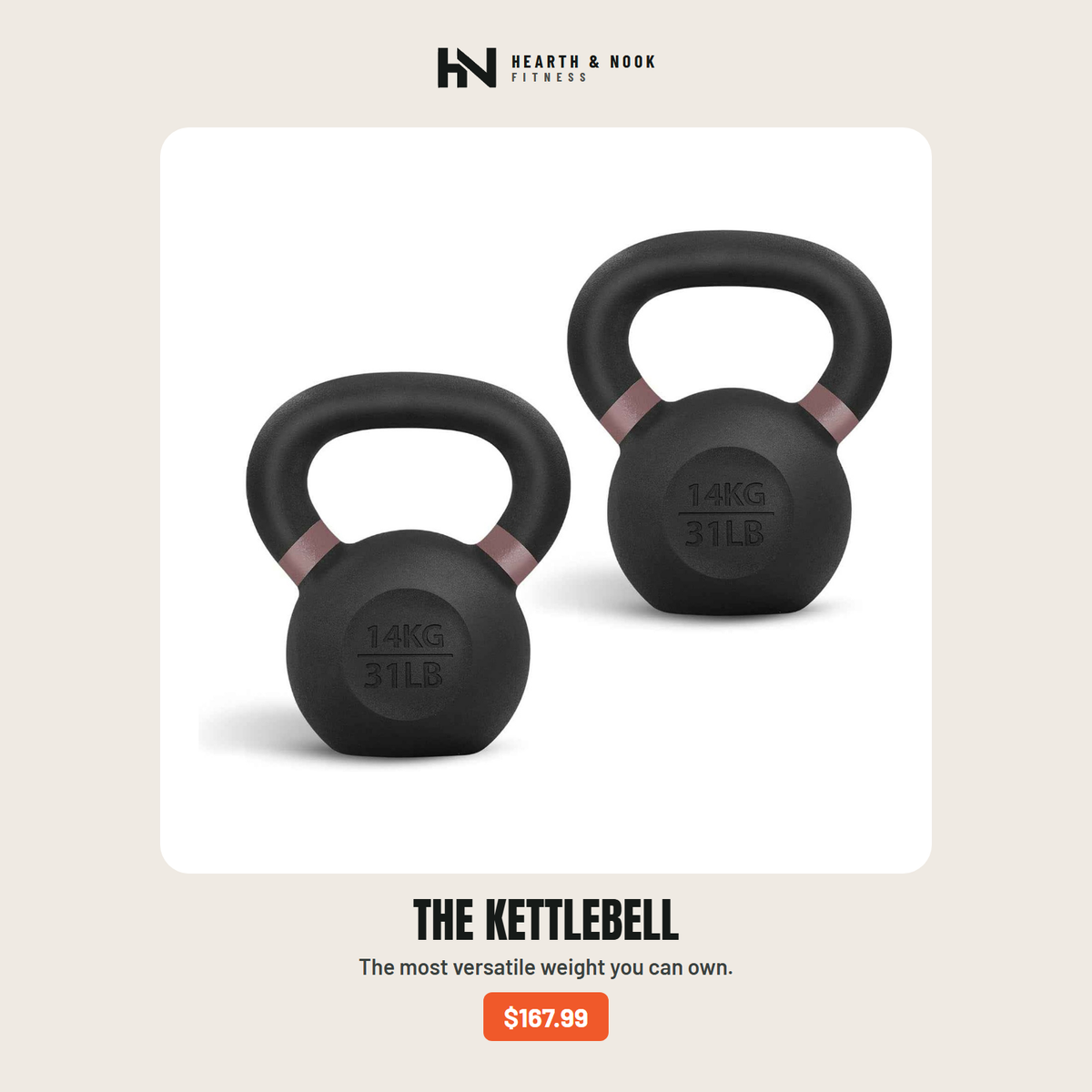 The Kettlebell by Hearth & Nook Fitness