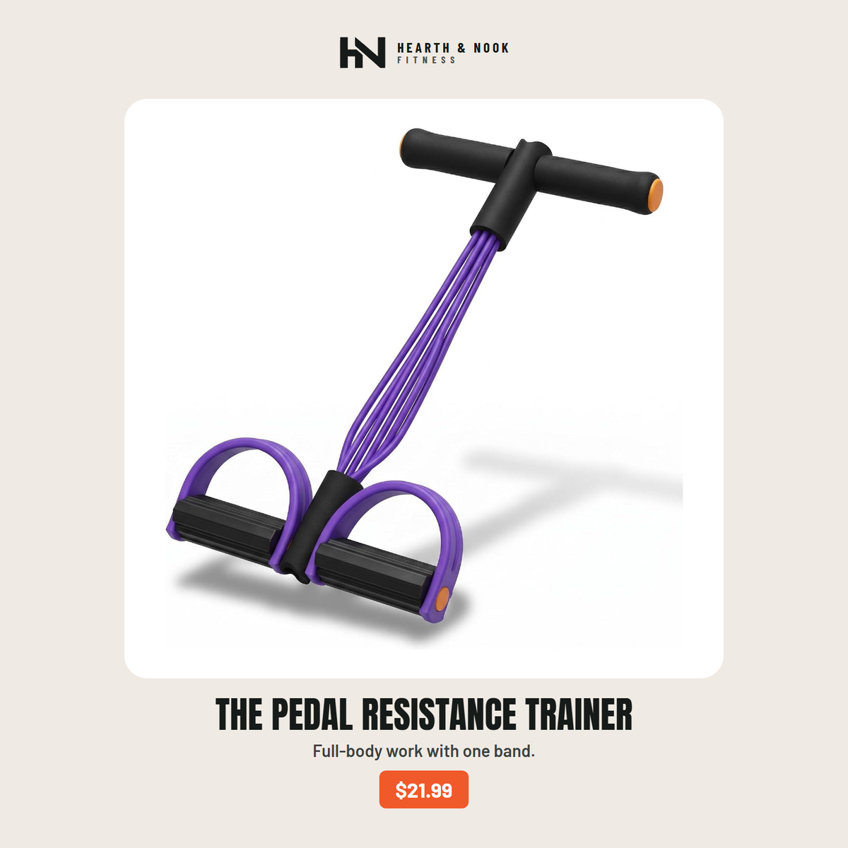 The Pedal Resistance Trainer — Hearth & Nook Fitness